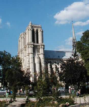 View of Notre Dame from Degres