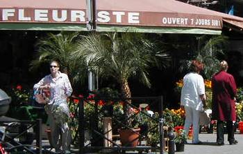 Florist shop on av. de la Motte Piquet.