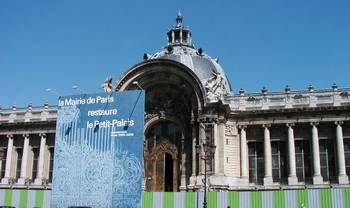 Petit Palais under restoration by the City of Paris.