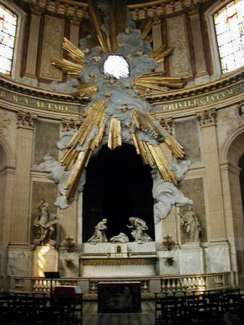 The altar at St. Roch.