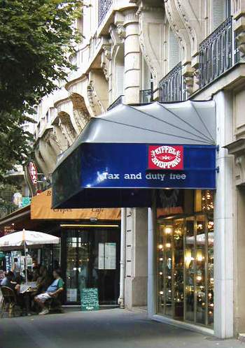 Tour Eiffel Tax Free Duty Free Shop