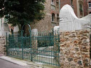 Courtyard gates on Castel Beranger