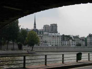Notre Dame, viewed from the right bank.