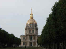Invalides, viewed from Ave. Breteuil.